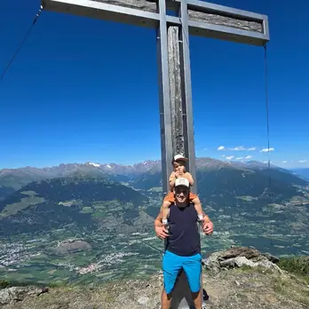 Gipfelbucheintrag von Mathias und Lenny Nicolussi